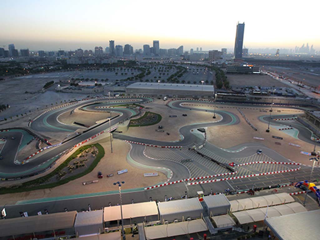 Kartdrome in the United Arab Emirates